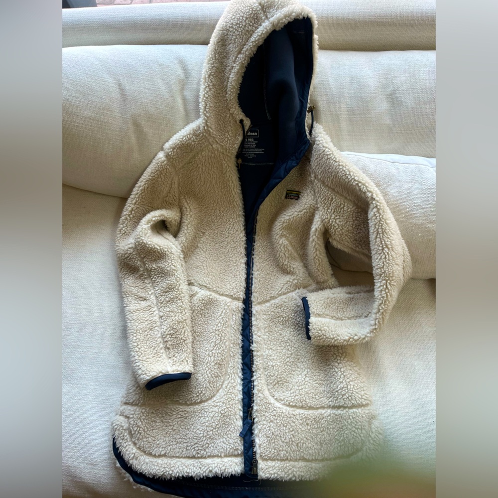 LL Bean teddy jacket